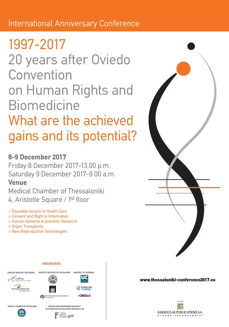 20 Years after the oviedo convention on human rights & biomedicine